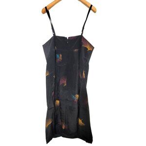 Women's 100% Silk Size S Sleeveless Spaghetti Strap Slip Dress SCK242